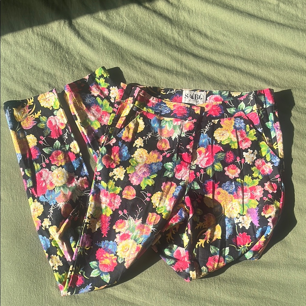 Sabo Skirt Floral Pants - Multicolor